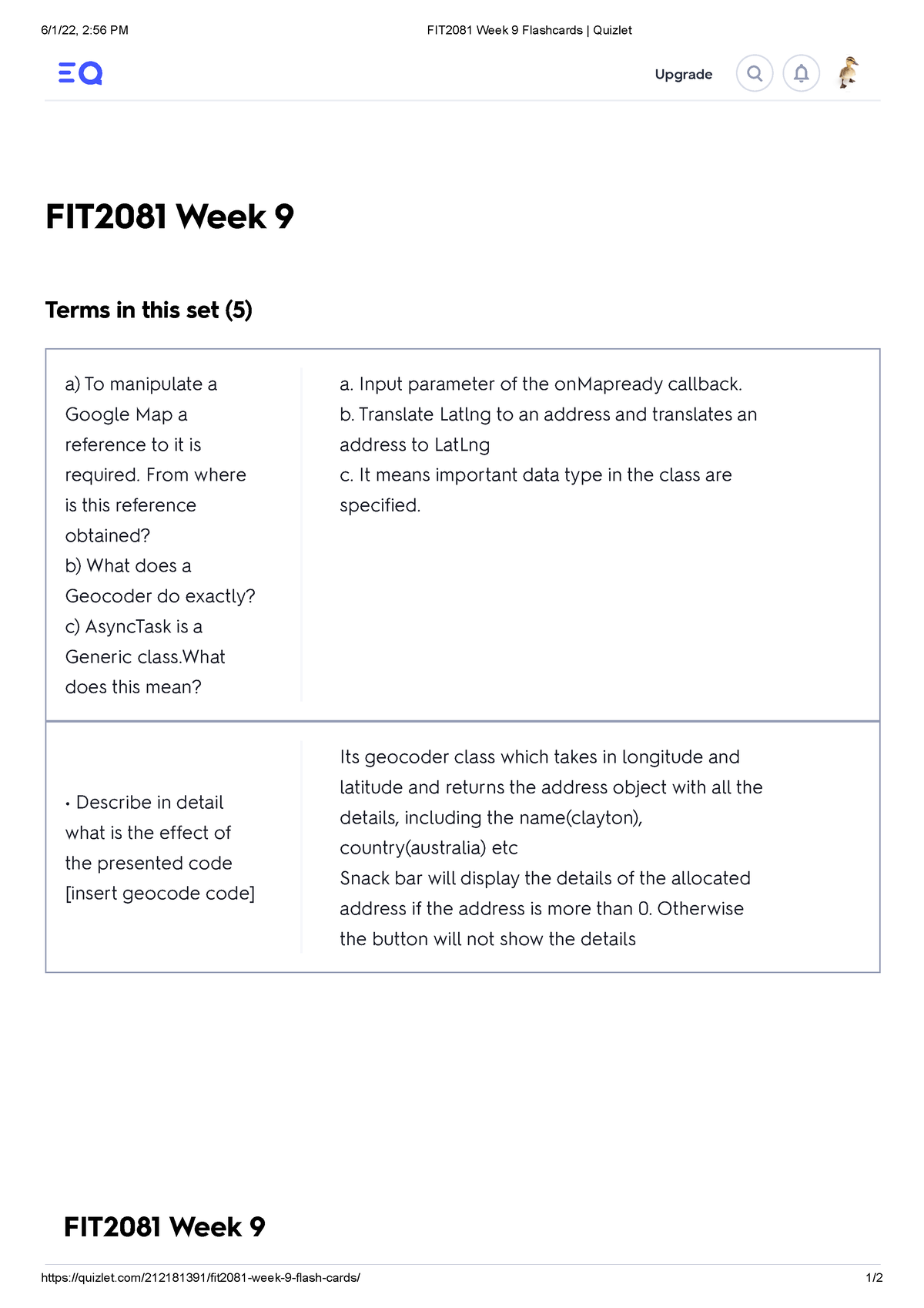 FIT2081 Week 9 Flashcards Quizlet - 6/1/22, 2:56 PM FIT2081 Week 9 ...