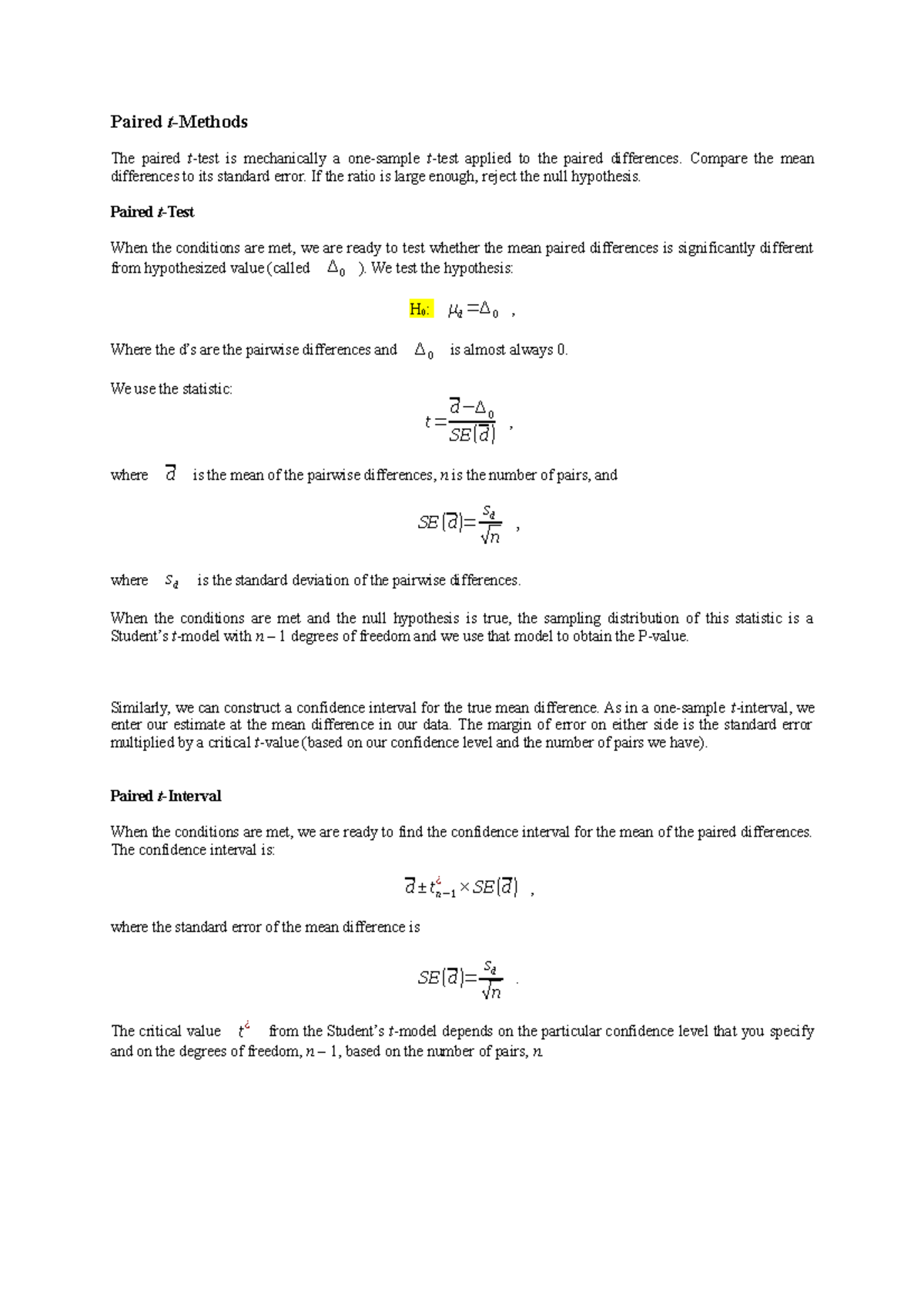 paired-t-methods-paired-t-methods-the-paired-t-test-is-mechanically-a