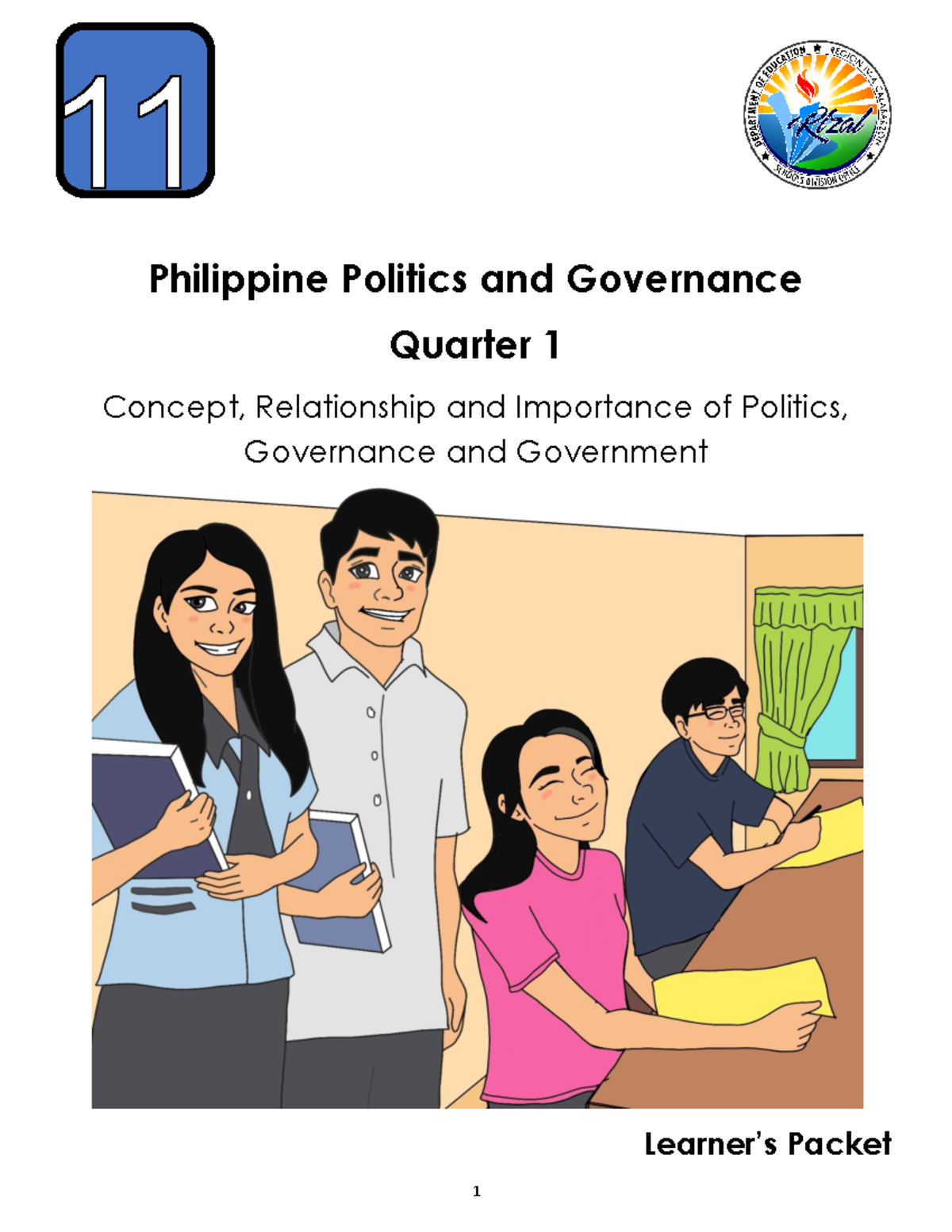 PPG module 1 1 4 - PPG - Philippine Politics and Governance Quarter 1 ...