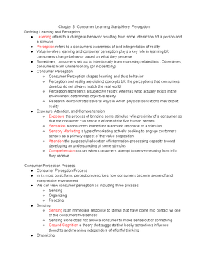 Chapter 2 Value and the Consumer Behavior Framework - Chapter 2 Value ...