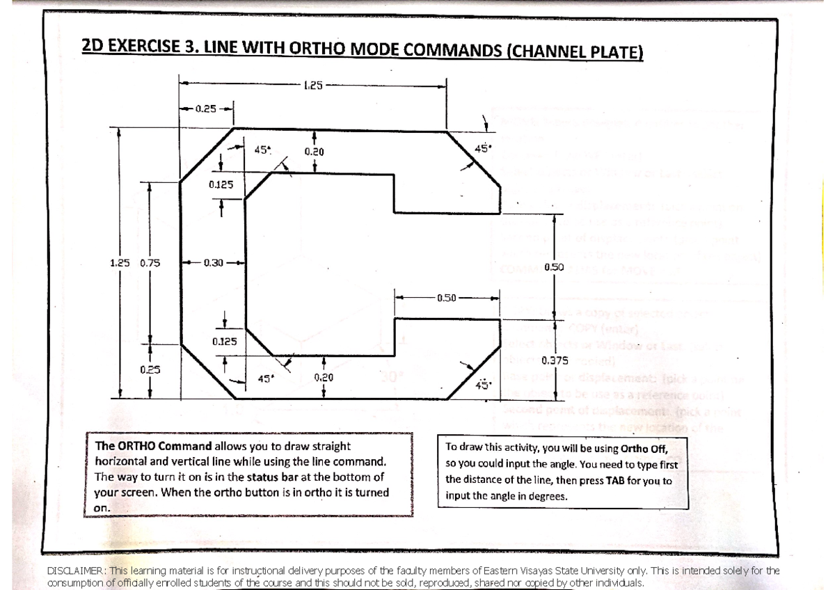 Exercise 3 - computer-aided design and drafting - Studocu