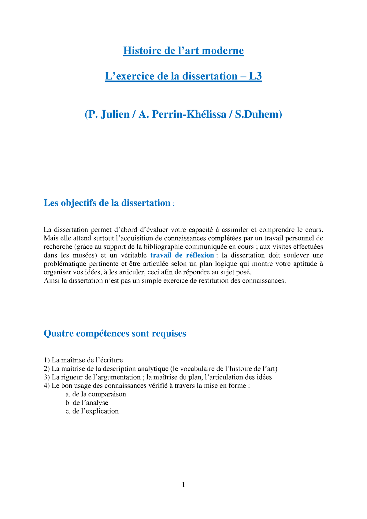 dissertation histoire bac pdf