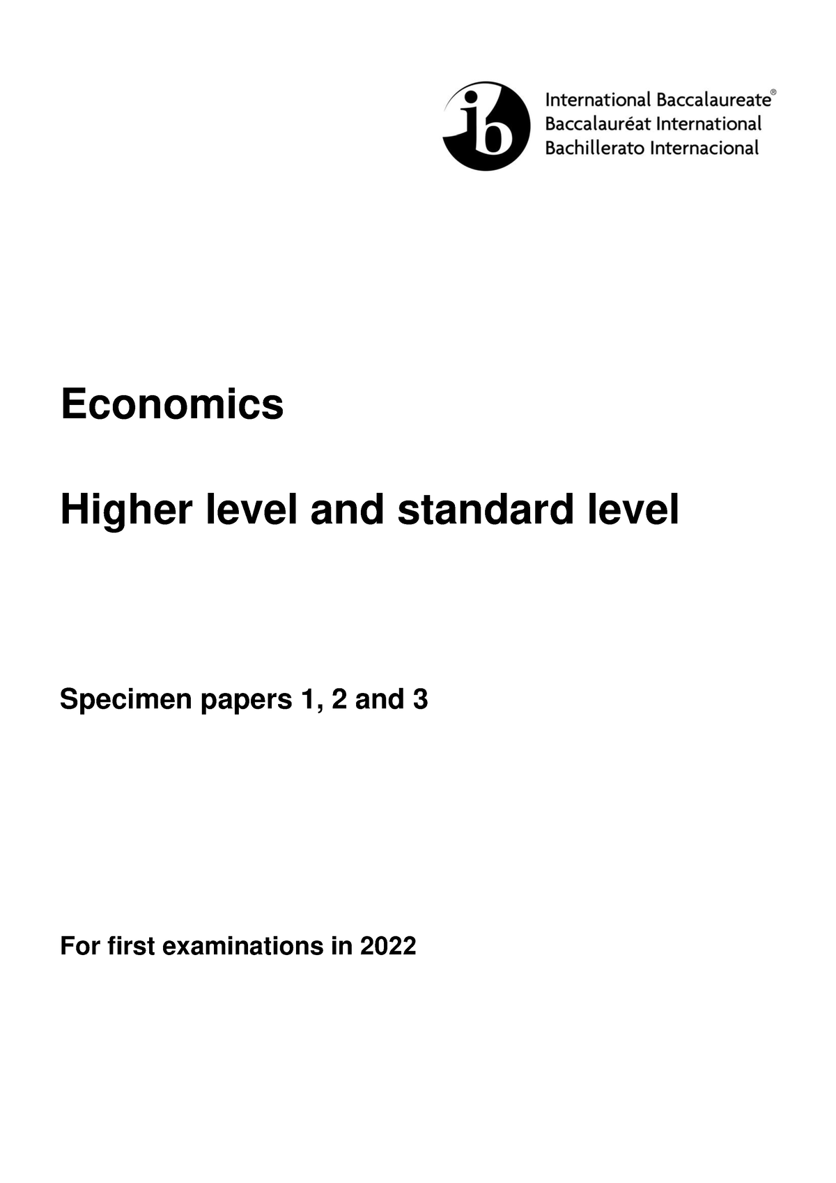 possible essay for economics paper 1 november 2022