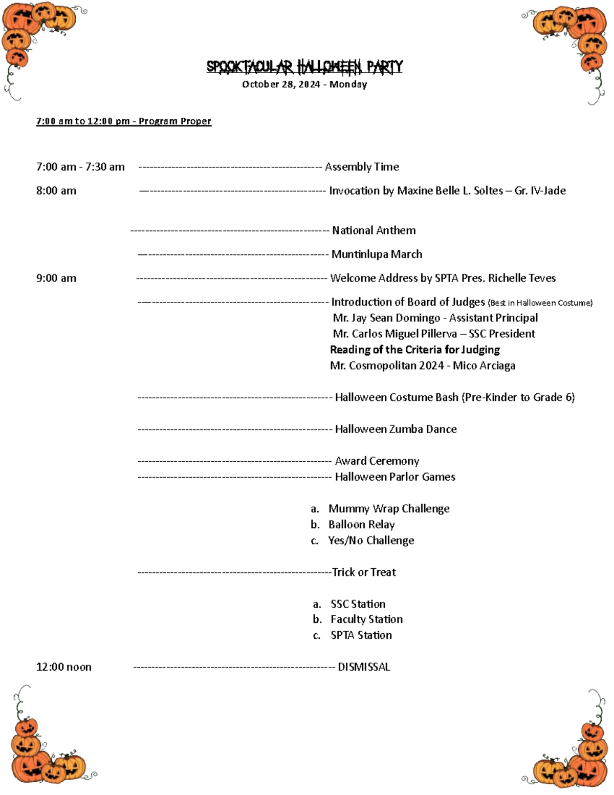 Halloween program - Summary Giáo trình pháp luật đại cương ...