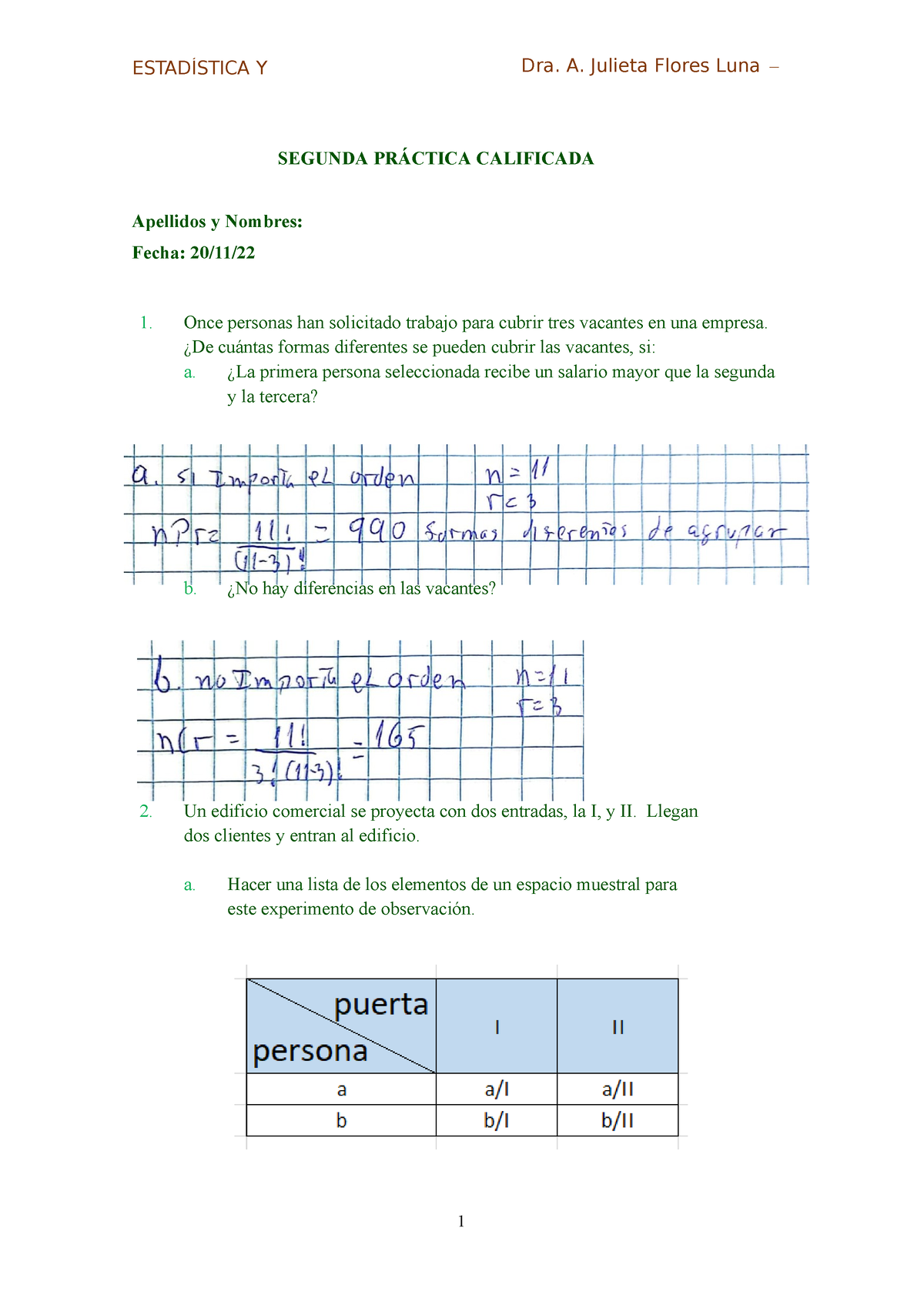 Segunda Práctica Calificada - Ingeniería Eléctrica - SEGUNDA PRÁCTICA ...