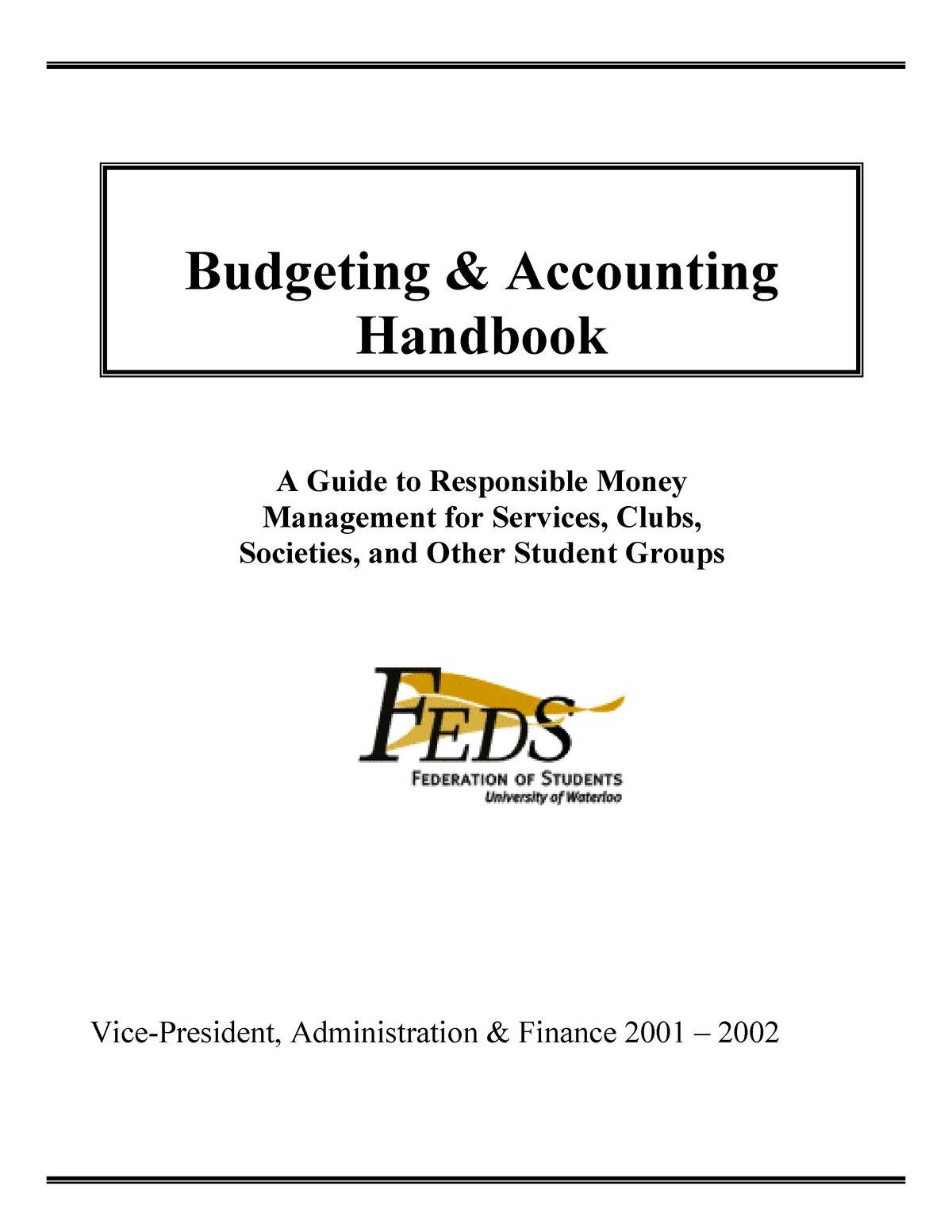 35-Handbook Of Budgeting And Accounting-Business - Budgeting ...