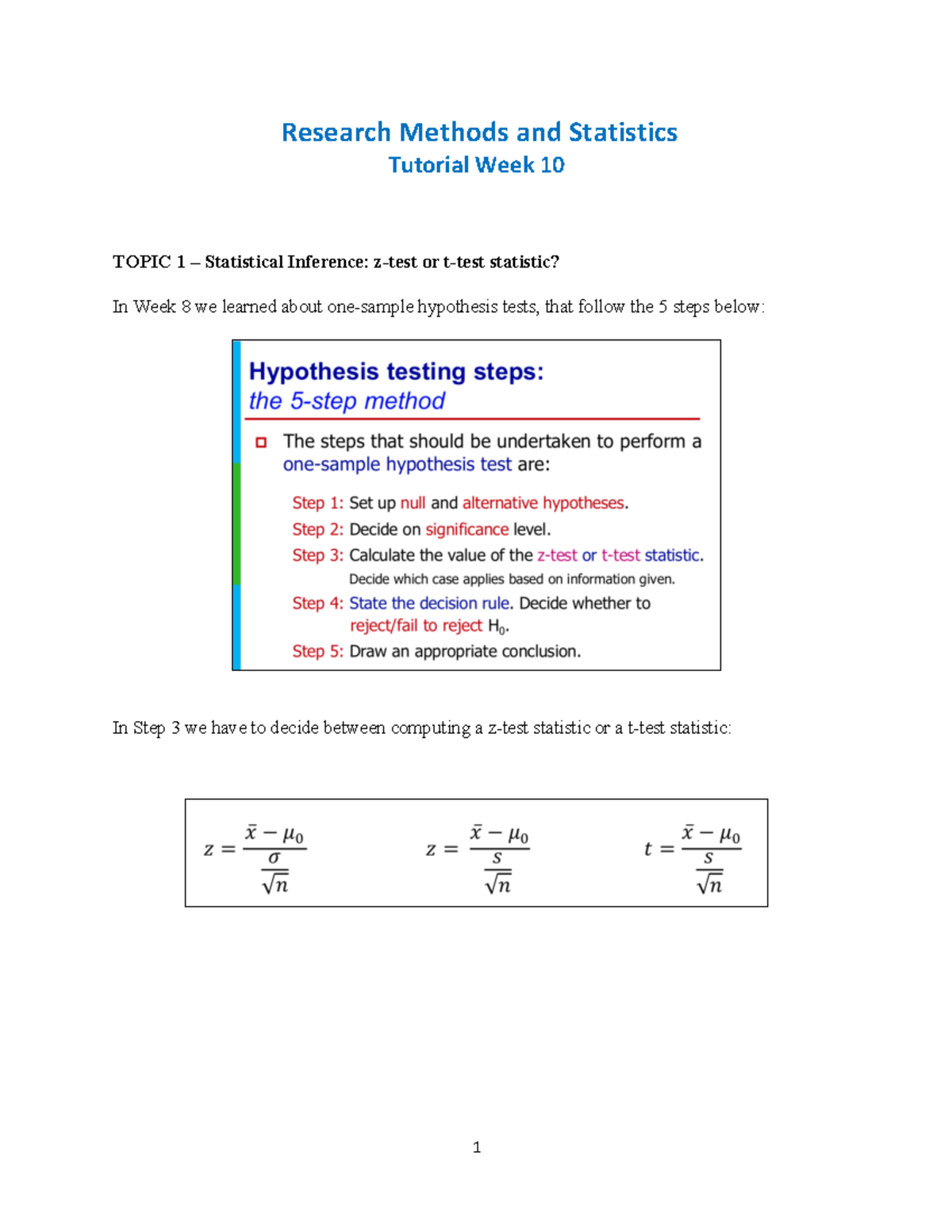 Week10 Research Methods And Statistics Solutions - Research Methods And ...