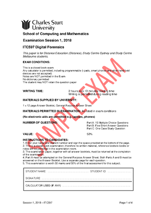 Exam June 2018 Questions And Answers Studocu