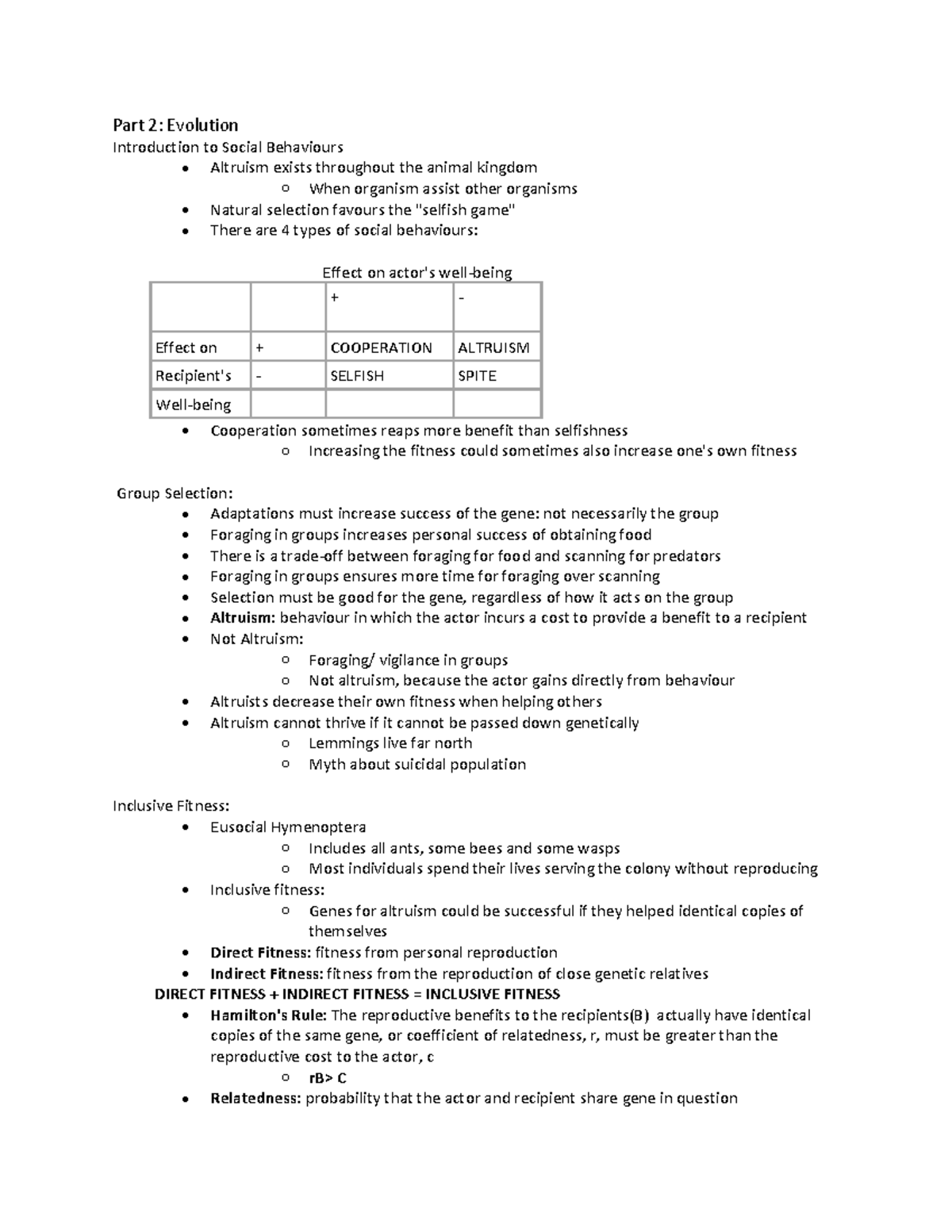 Audition- Psych 1XX3 - Part 2: Evolution Introduction to Social ...