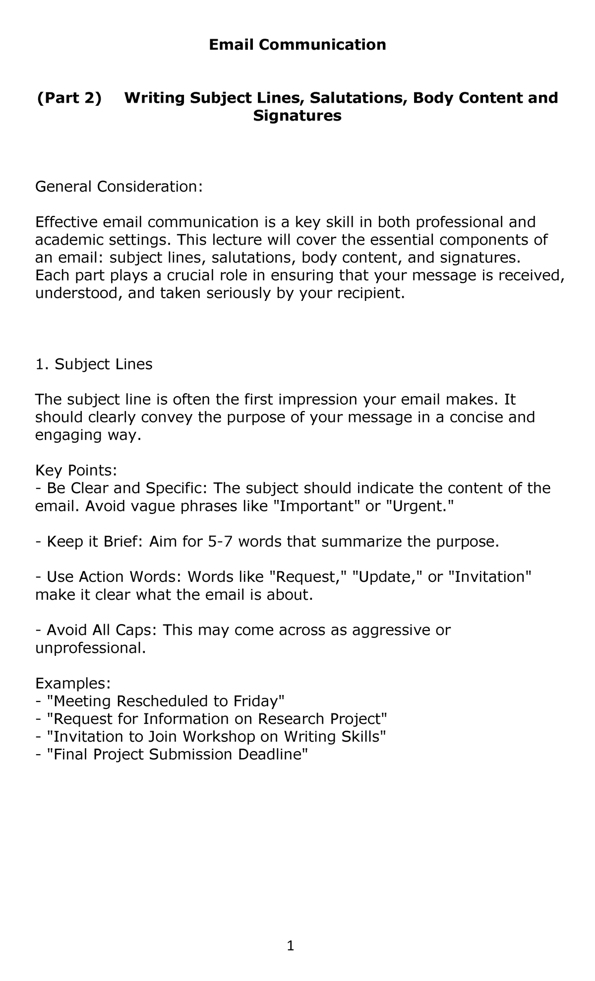 5 Email-Communication PART 2 - Email Communication (Part 2) Writing ...