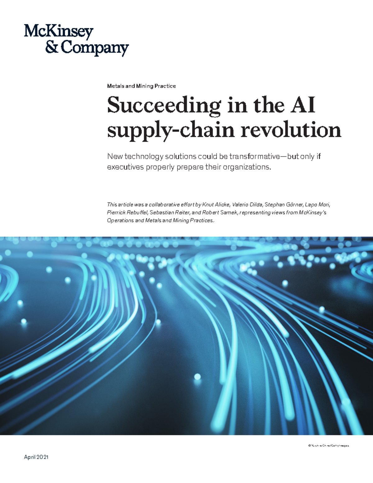 Succeeding In The Ai Supply Chain Revolution - Metals And Mining ...