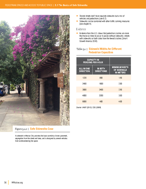 Guidance and examples to promote traffic safety through urban and ...