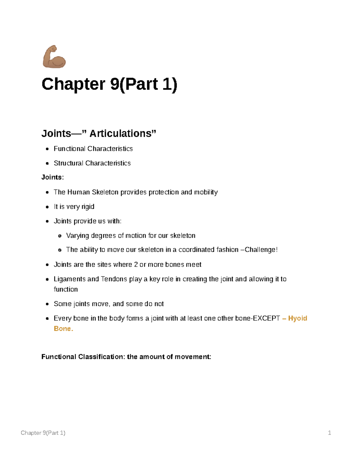 Chapter 9(Part 1) - Introduction To Joints - Chapter 9(Part 1) Joints ...