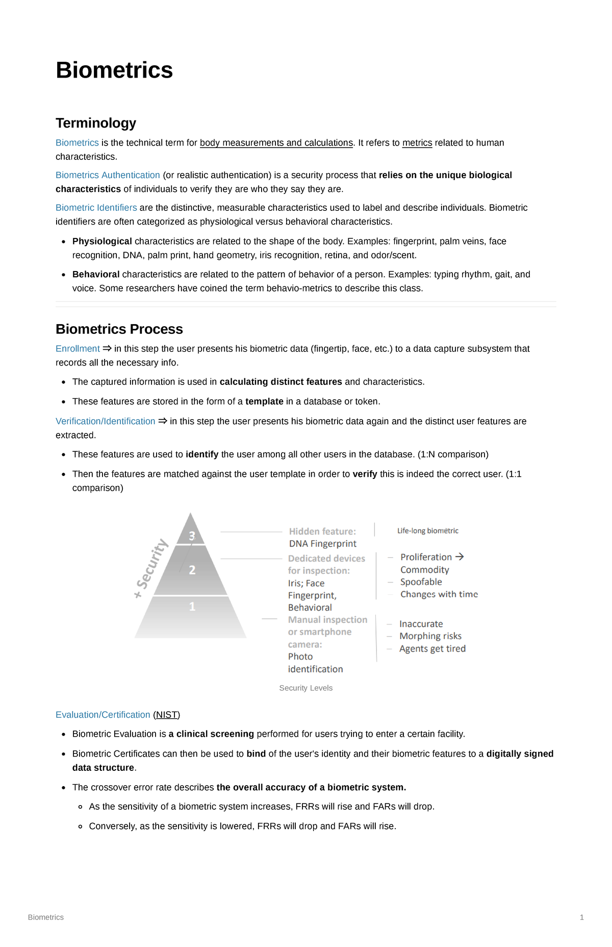 term paper topics for biometrics