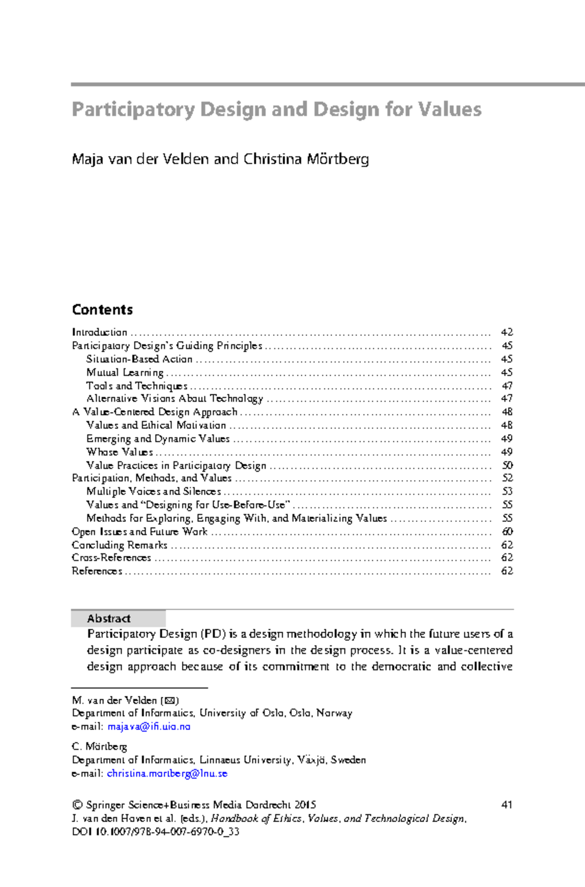 11 - It is helpful. - Participatory Design and Design for Values Maja ...