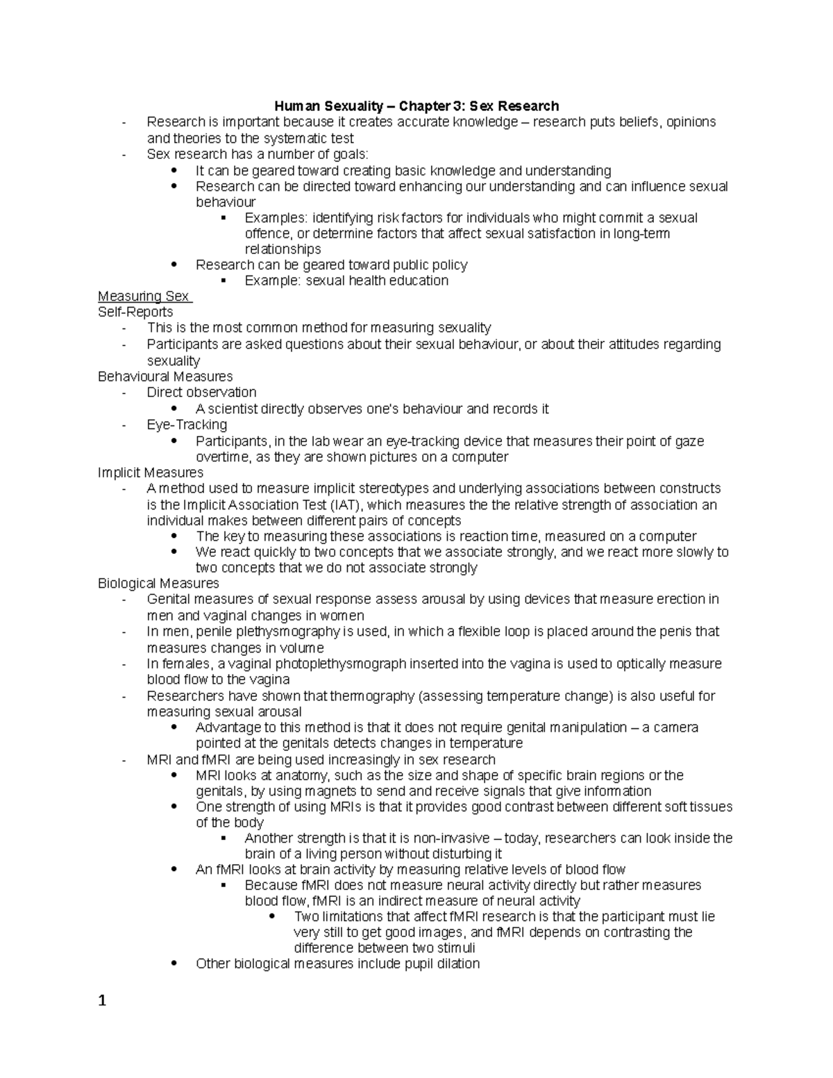 Chapter 3 - Summary Understanding Human Sexuality - Human Sexuality ...