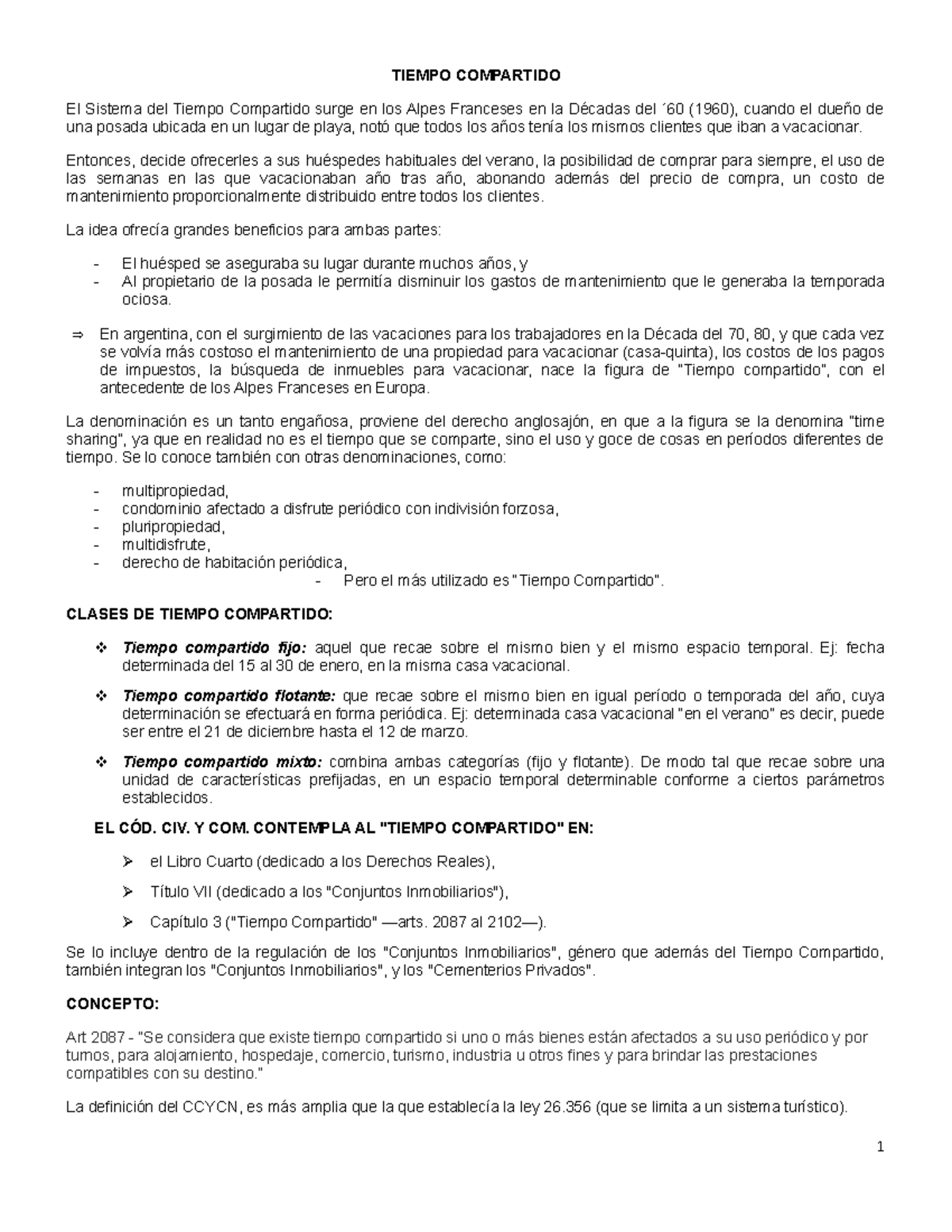 Historia Del Tiempo Compartido – AICMHQ