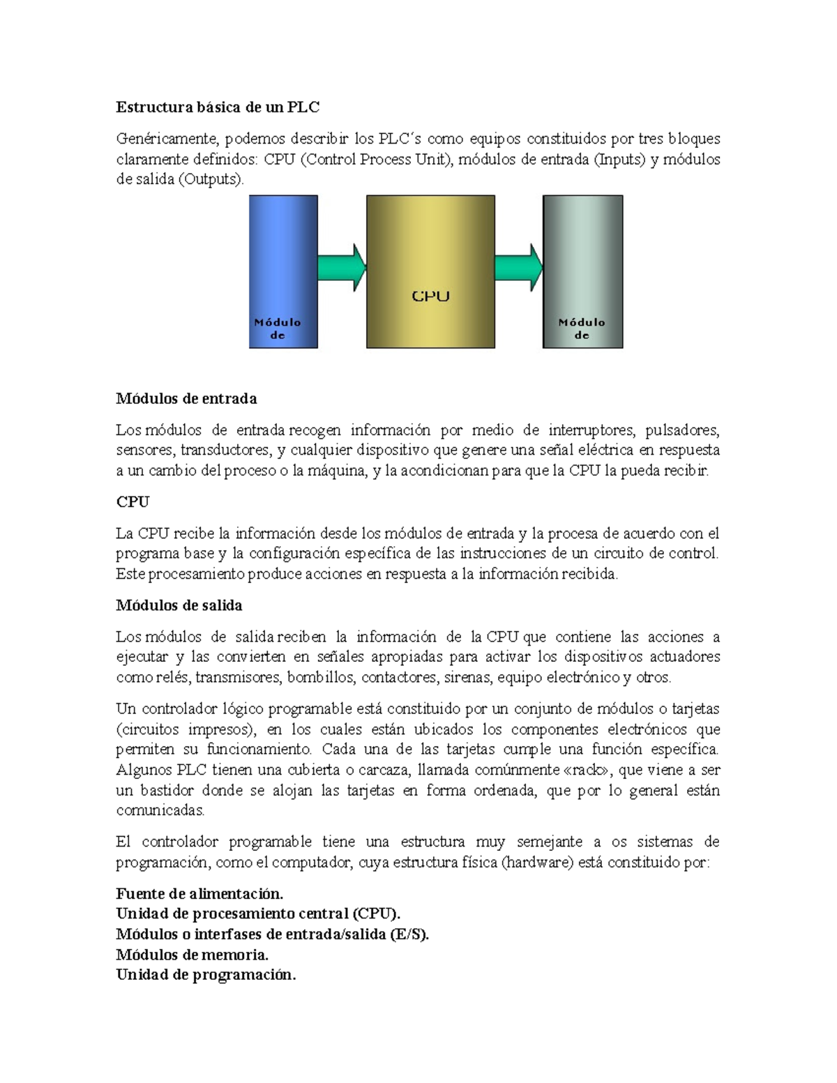 421498963 Estructura Basica De Un PLC - Estructura Básica De Un PLC ...