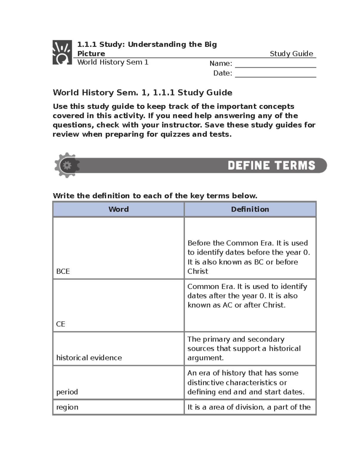 assignment 11.1 study guide questions