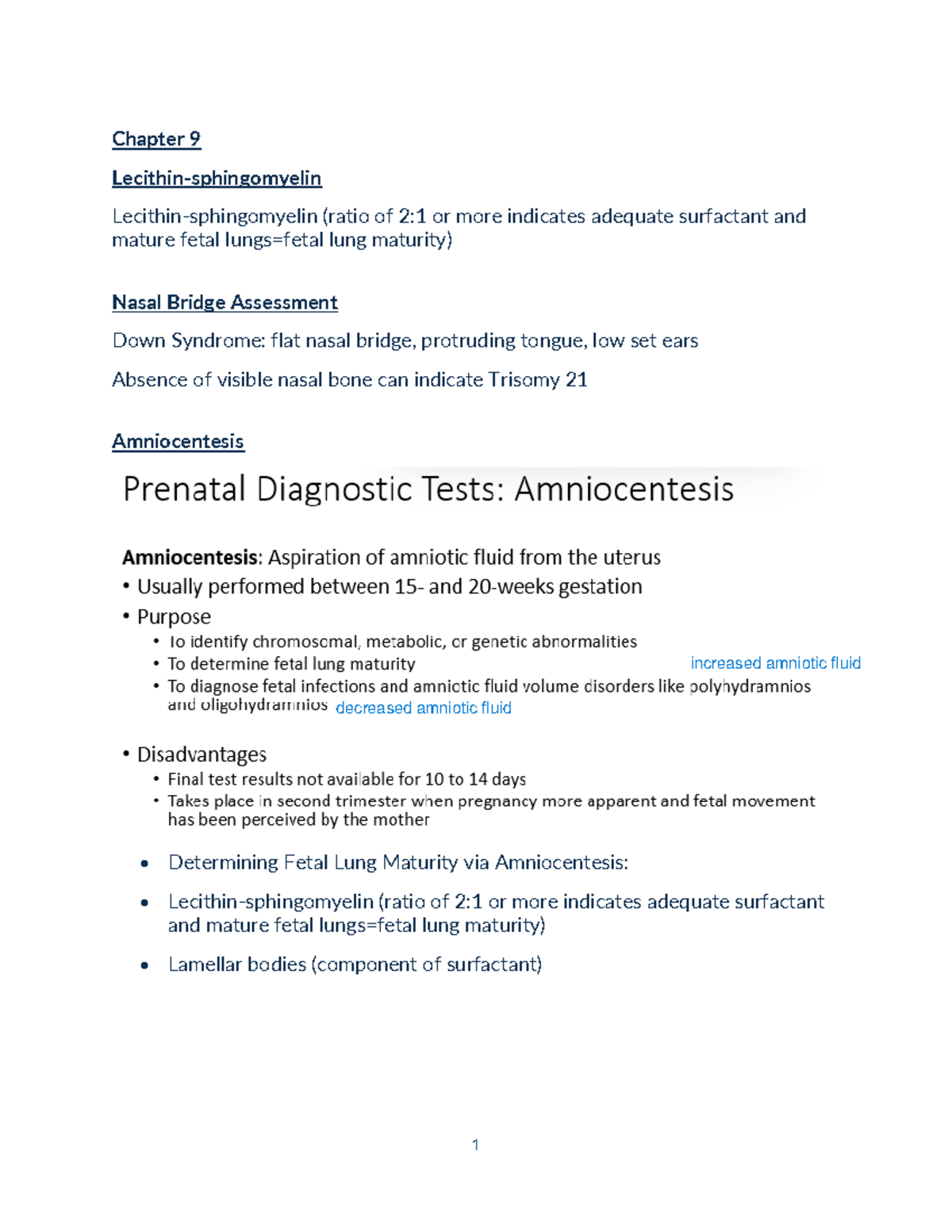 MSSlides for OB Exam 3 Summary Obstetrics and Neonatal Chapter 9