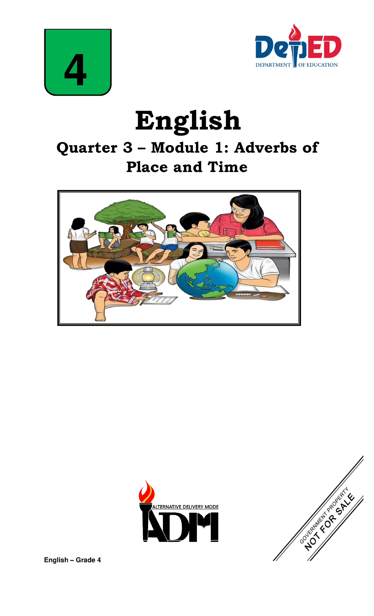 Validated Q3 Week1 Module 1 Using adverbs - 44 44 4 English Quarter 3 ...