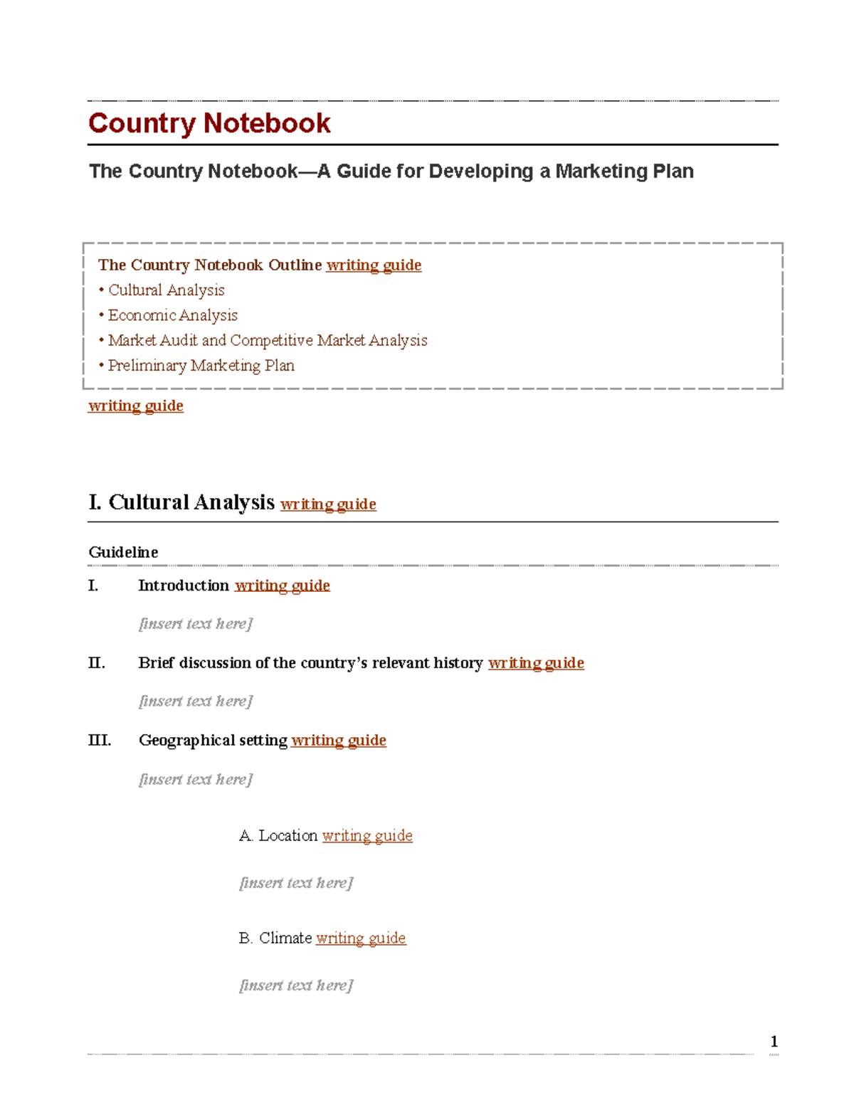 Country Notebook The Country Notebook A - Country Notebook The Country ...
