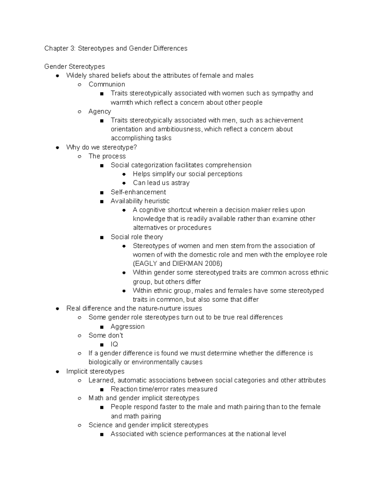 Chapter 3 Psych - Dr. M's third module and third week of lecture notes ...