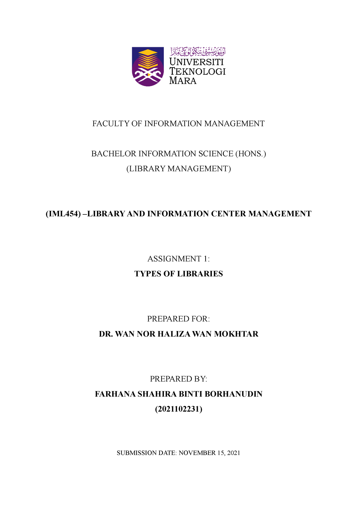 thesis title for library and information science