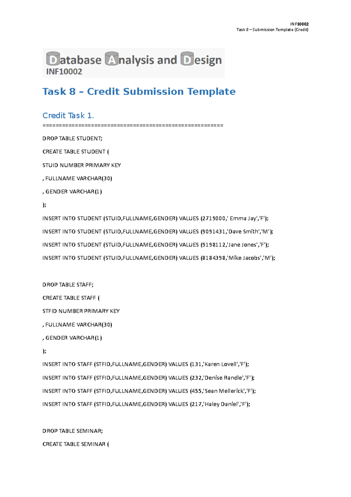 W08C-1 - week 8 credit task - Task 8 – Credit Submission Template ...