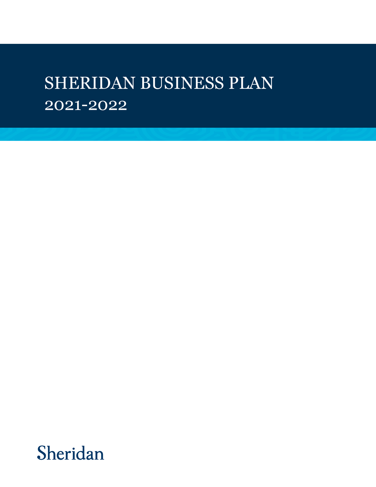 sheridan college business plan