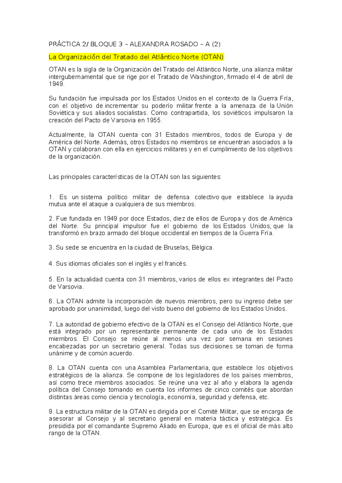 Práctica 2 Bloque 3 Alexandra IDUE - PRÁCTICA 2/ BLOQUE 3 – ALEXANDRA ...