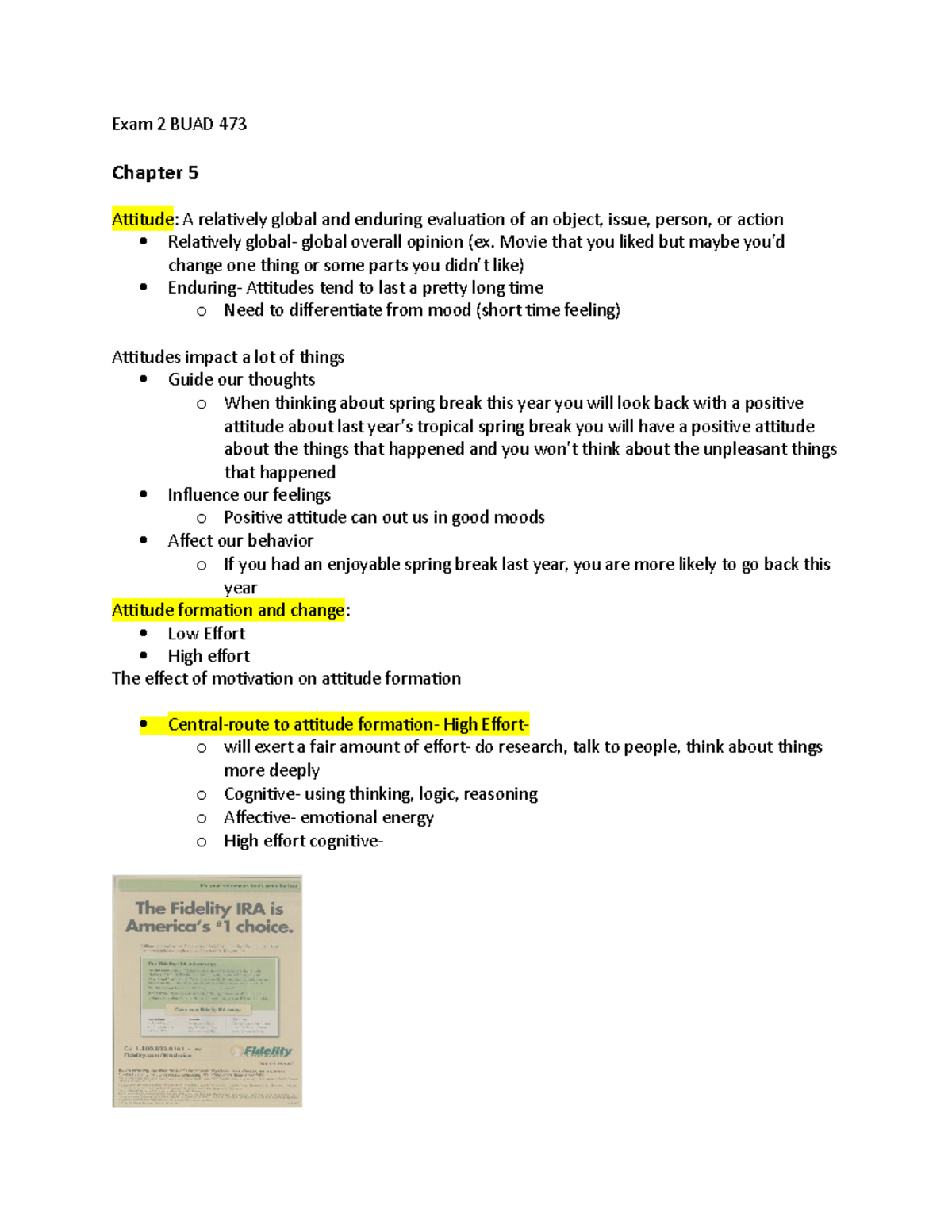 Exam 2 BUAD 473 - Exam 2 Study Guide Professor Park - Exam 2 BUAD 473 ...