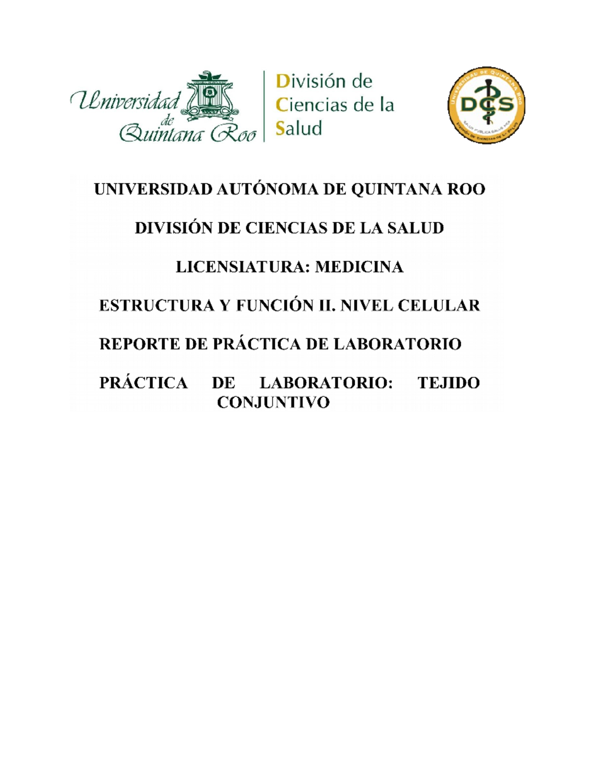 PRACTICA DE HISTOLOGIA TEJIDO CONJUNTIVO Gelatina de Wharton Vena