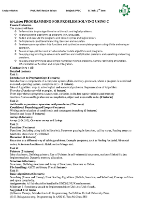 Lecture note 92311150135560 - Subject: OB Subject Code: HSSM 3205 ...