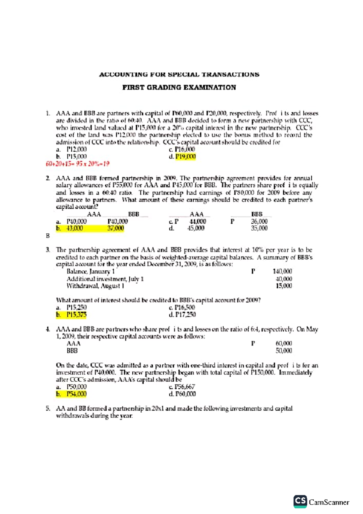 Accounting For Special Transaction - BS Accountancy - Studocu