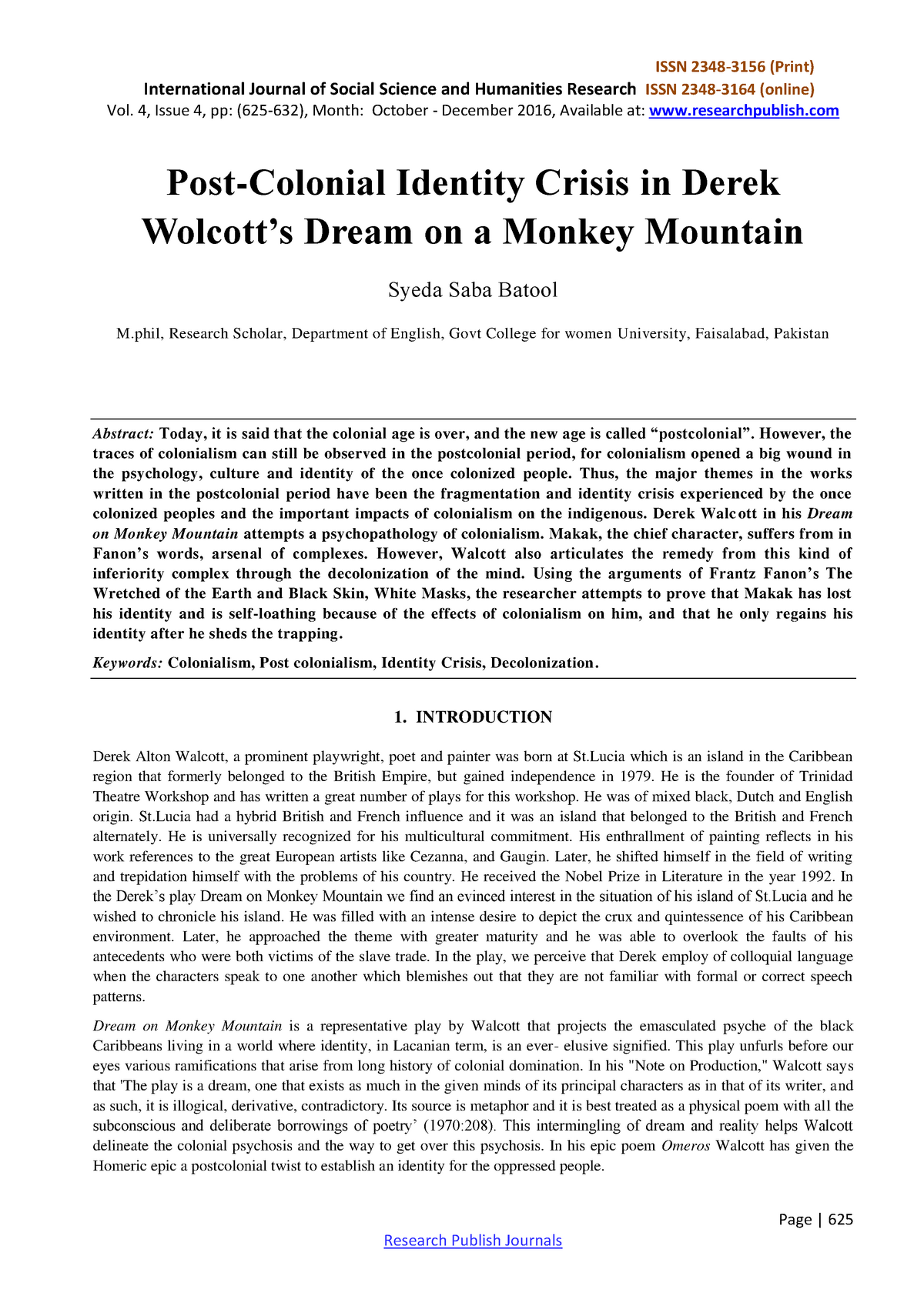 dream on monkey mountain