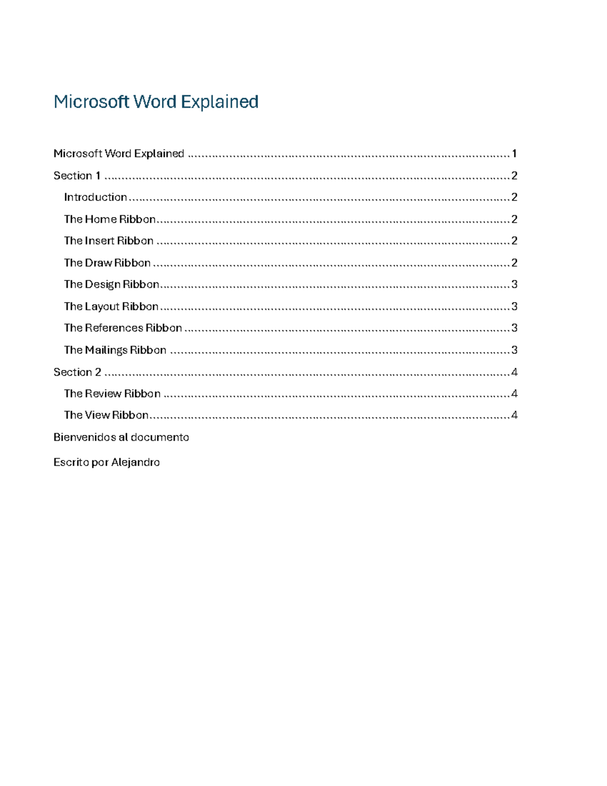 03-05-Word Explained-Start 1-2 - Microsoft Word Explained Microsoft ...