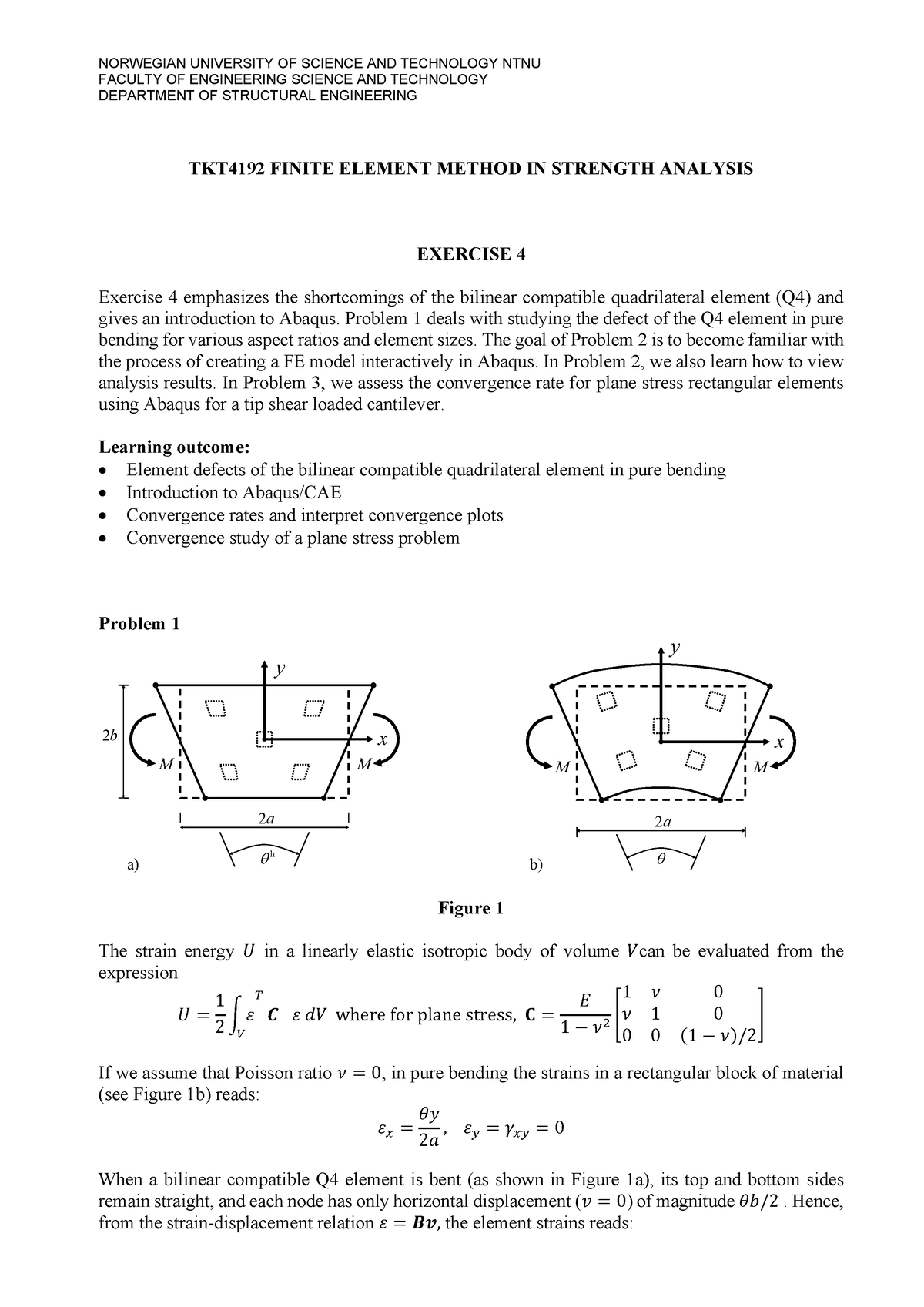 Exercise 4 - Solution - FACULTY OF ENGINEERING SCIENCE AND TECHNOLOGY ...