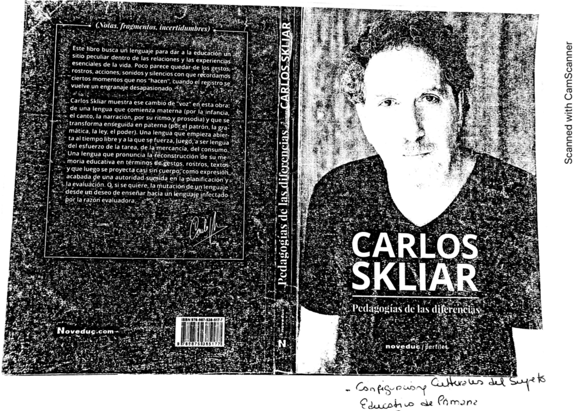 Carlos Skliar- Pedagogías de las diferencias rotated - Psicopedagogia