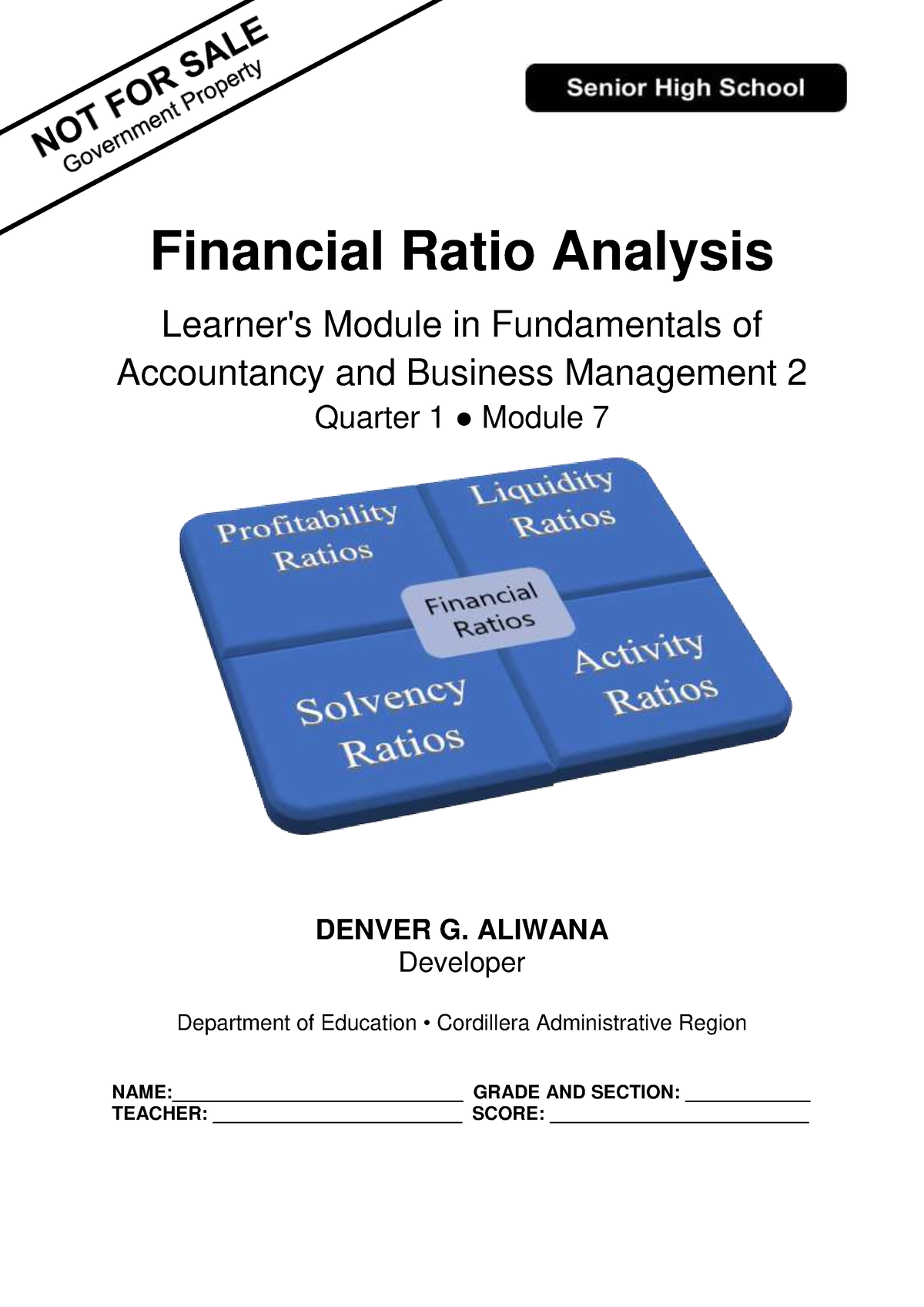 Fabm2 Q1mod7 Financial Ratio Analysis Denver Aliwana Bgo V1 - Financial ...