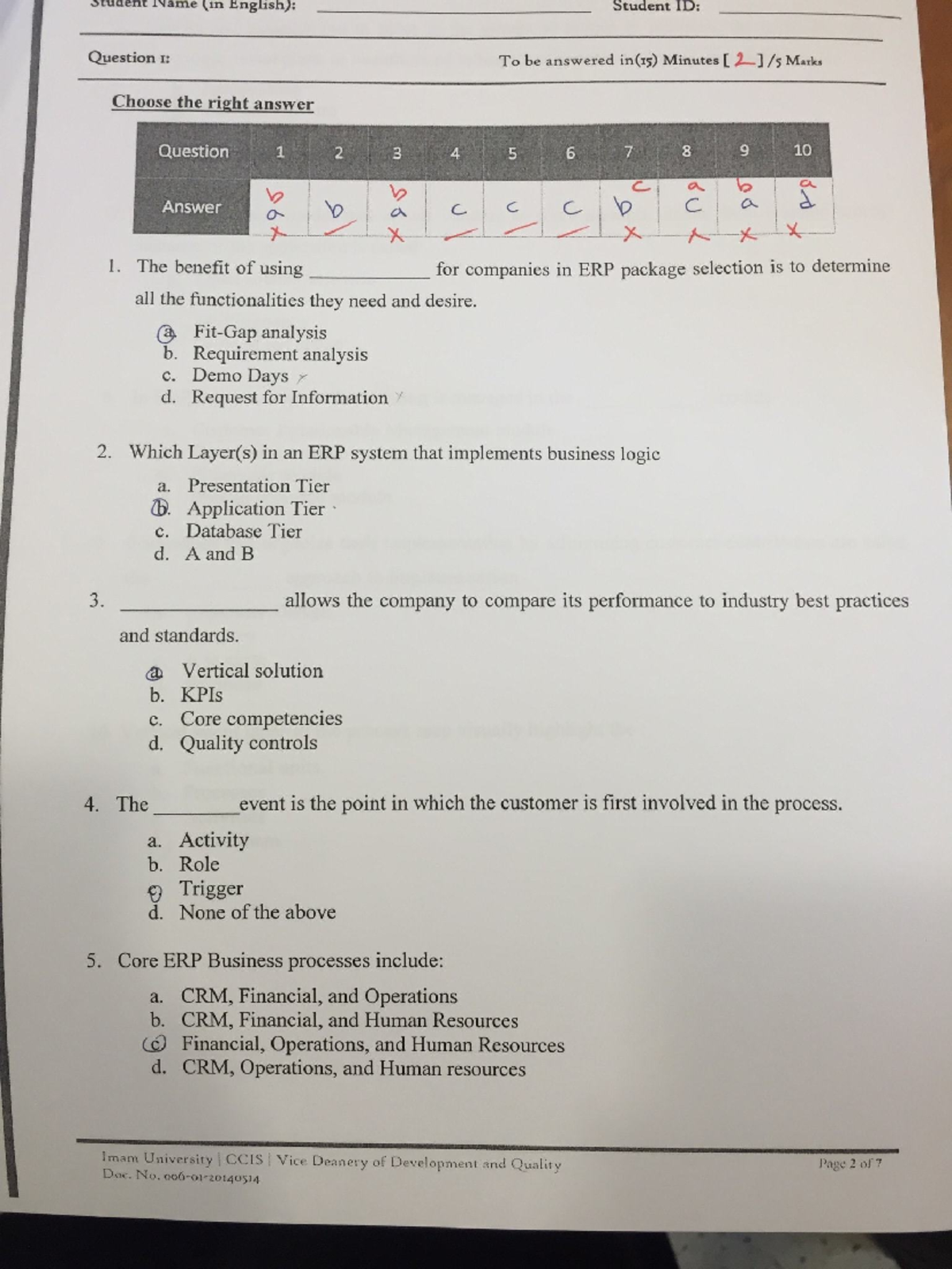 Practice materials for chapter 2 and 3 - Information system analysis ...