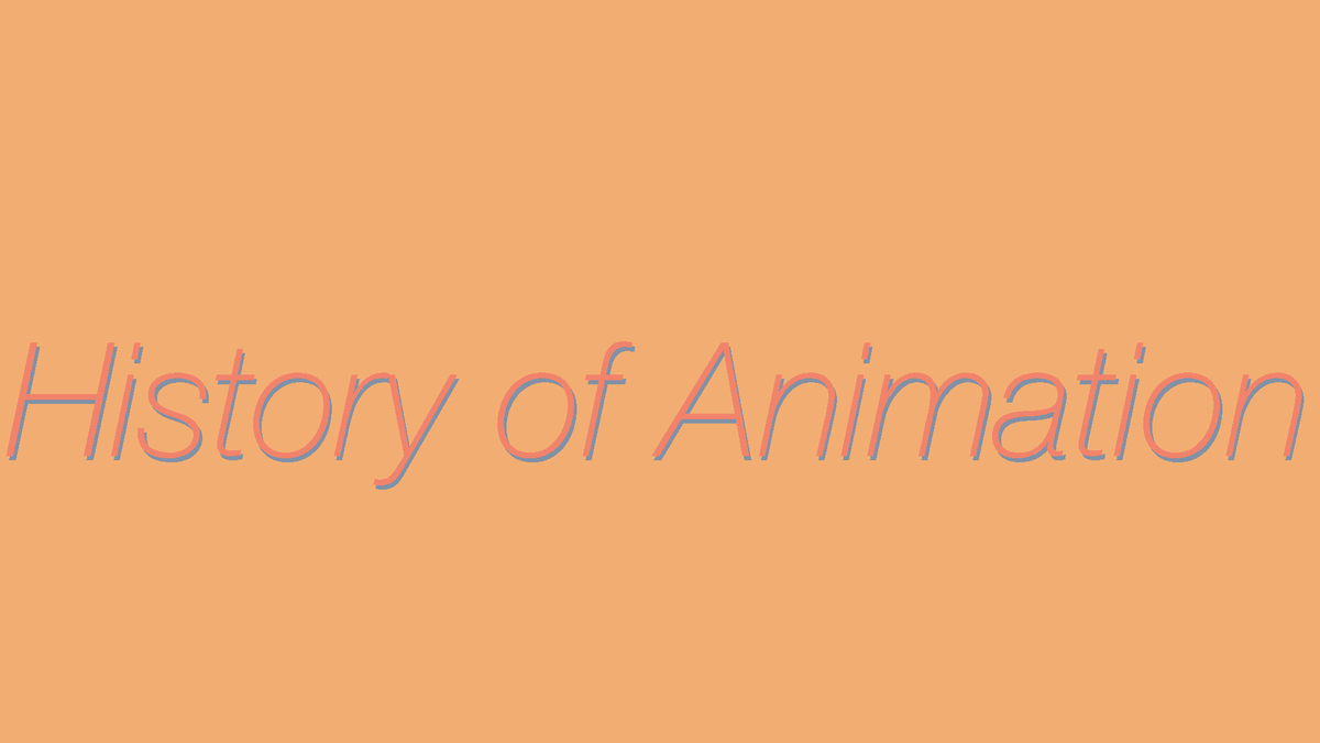 animation history essay