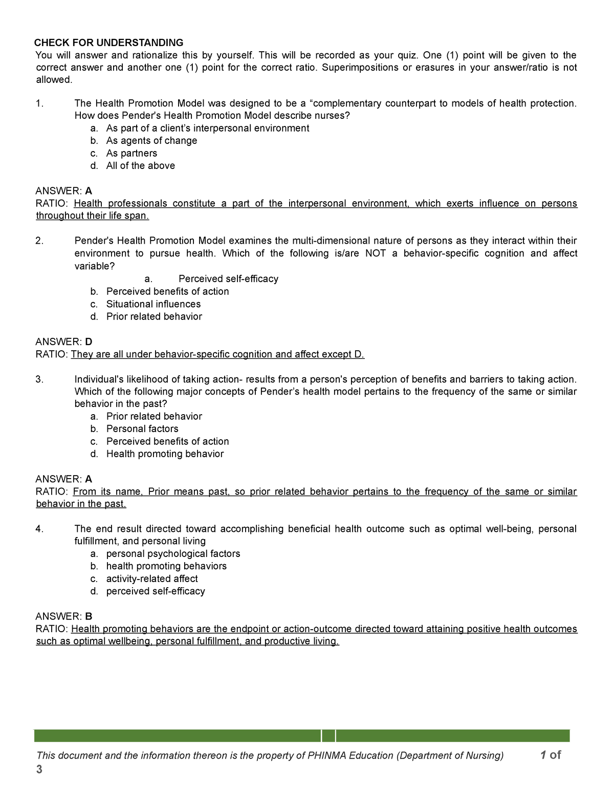 SAS 13 - TFN - .... - CHECK FOR UNDERSTANDING You will answer and ...