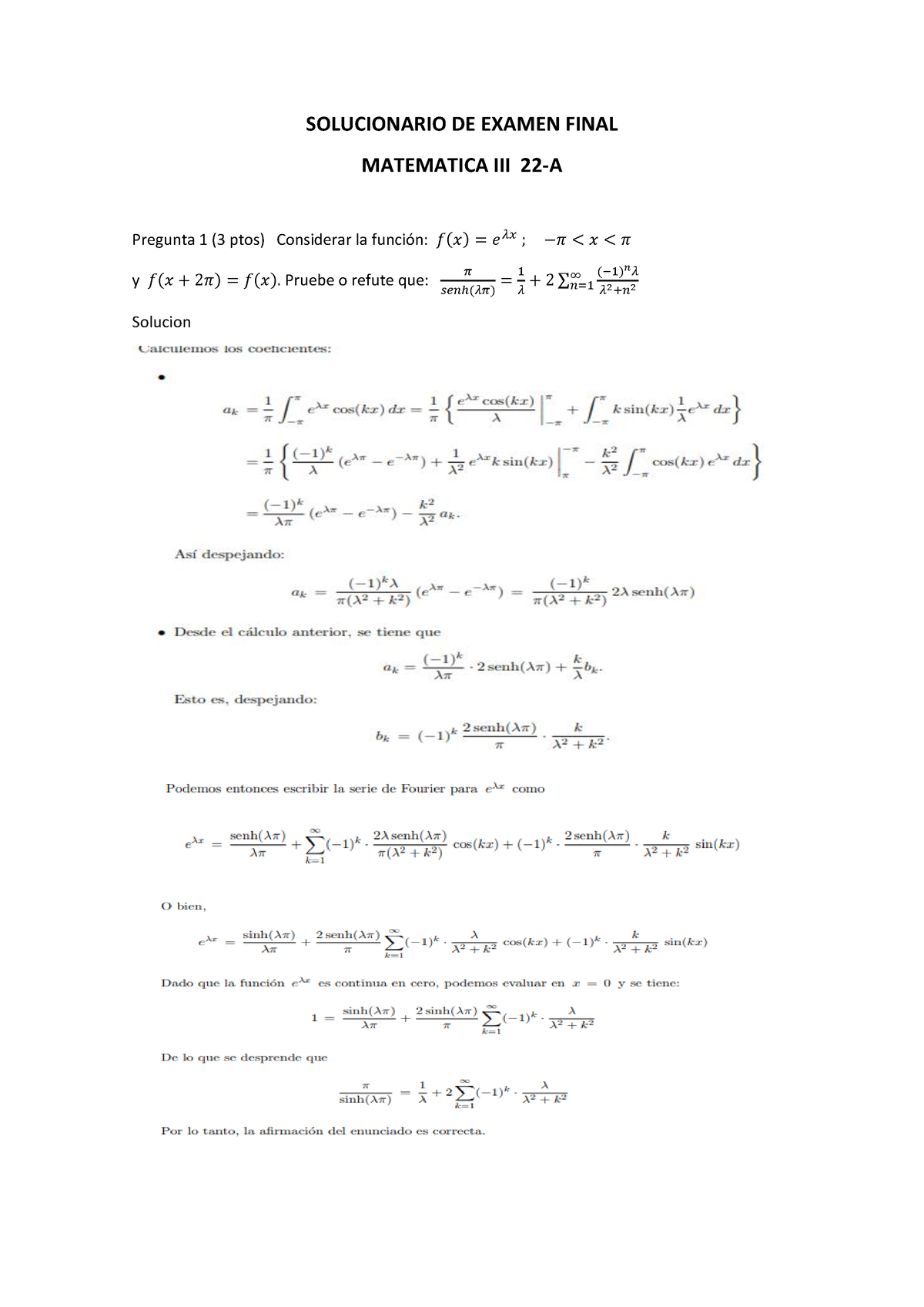 Solucionario Examen Final DE Matematica III - SOLUCIONARIO DE EXAMEN ...