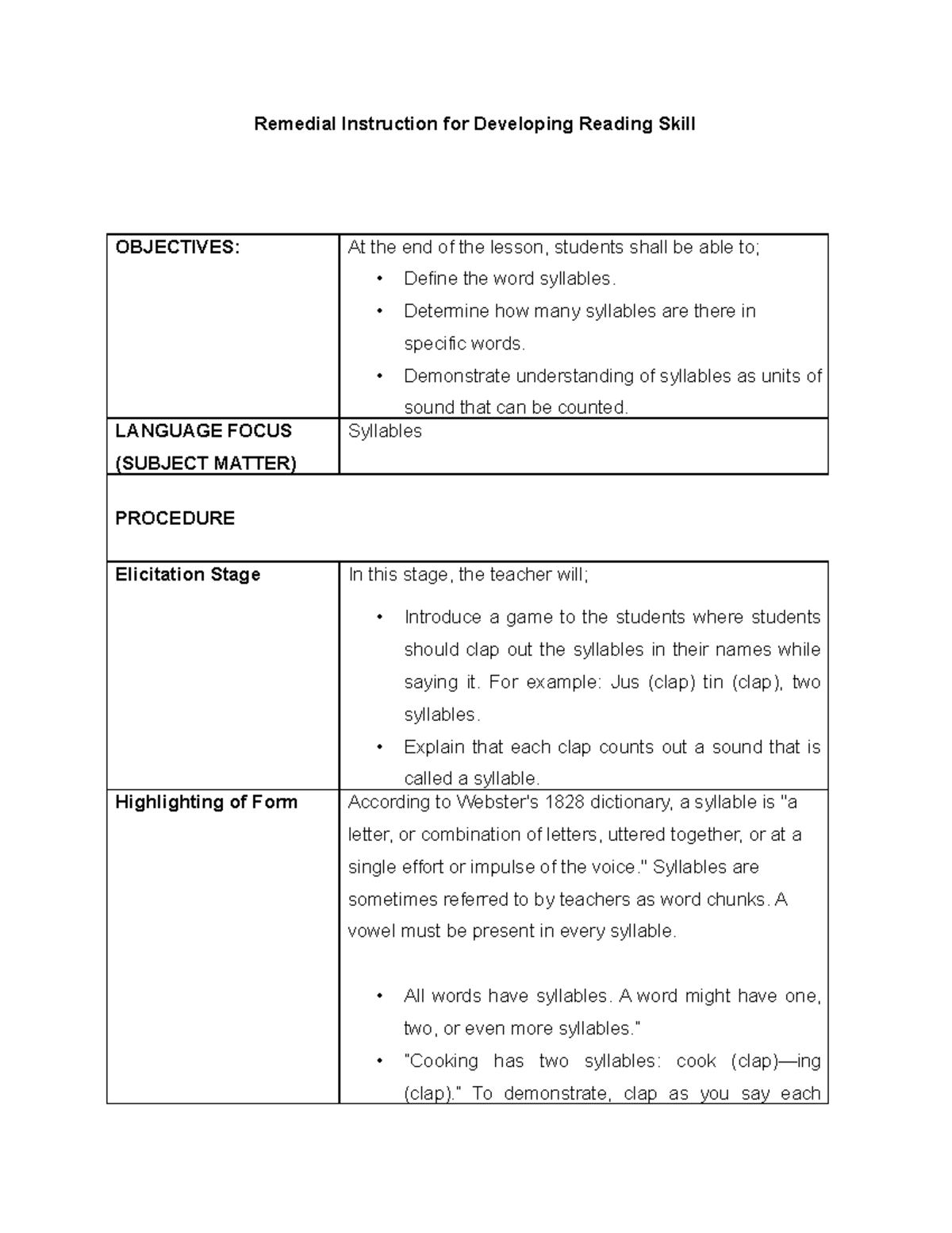 What Are The 5 Components Of Reading Lesson Plan - Printable Templates