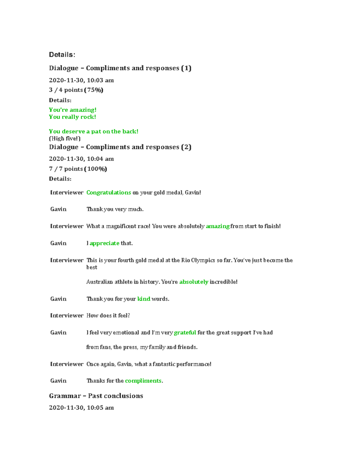 Intermediate - UNIT 3 Lesson 3 Cyb3rhom3work - Details: Dialogue ...