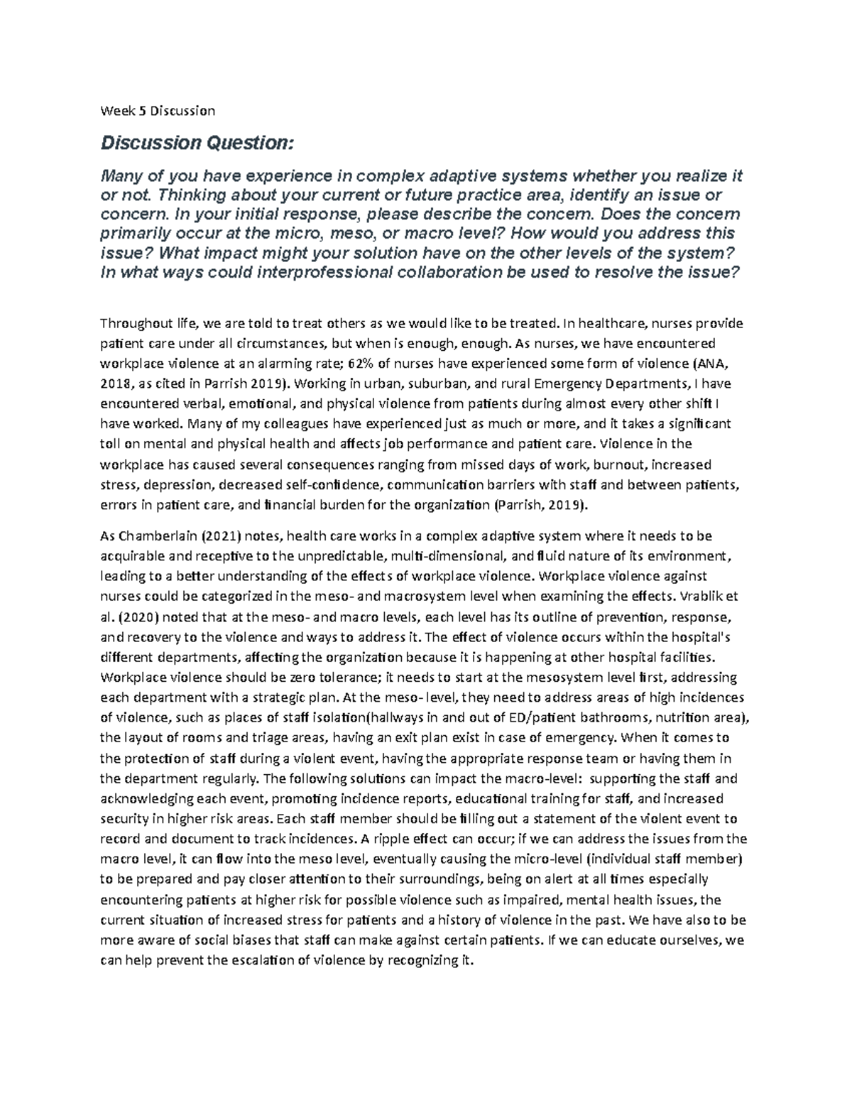 NR500wk5discussion - Help with dicussions - Week 5 Discussion ...