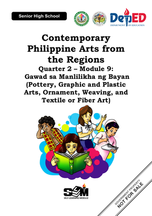 Q2 SHS CPAR Module 10 - Contemporary Philippine Arts From The Regions ...