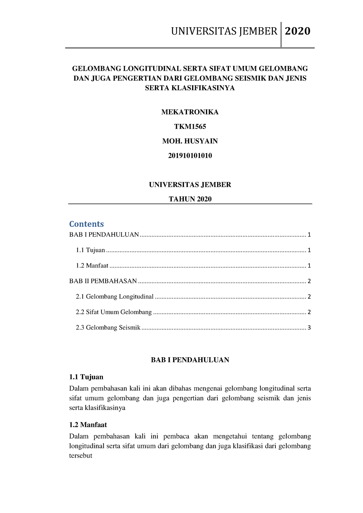 Gelombang Longitudinal Serta Sifat UMUM Gelombang DAN JUGA Pengertian ...