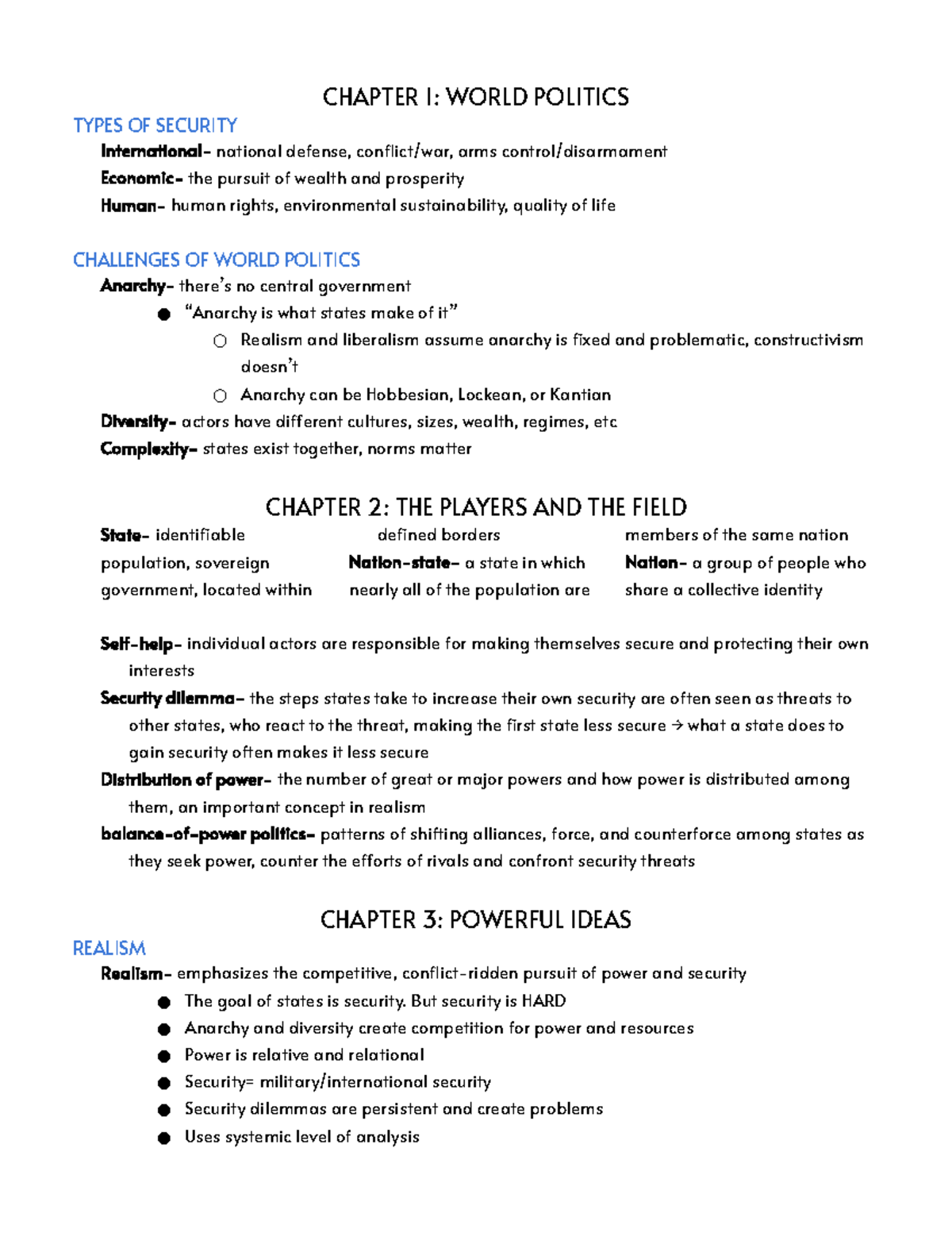 international-politics-notes-chapter-1-world-politics-types-of